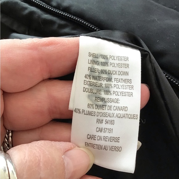 Womens Calvin Klein Full length Quilted Down Coat - Picture 5 of 5